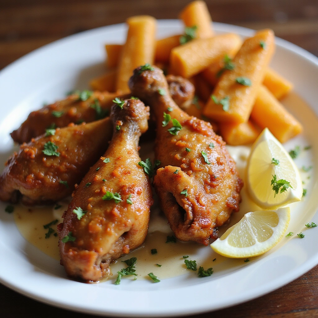 Air Fryer Chicken Legs Recipes Crispy and Easy 8 Air Fryer Chicken Legs Recipes Crispy and Easy - Step 8: Serve and Enjoy