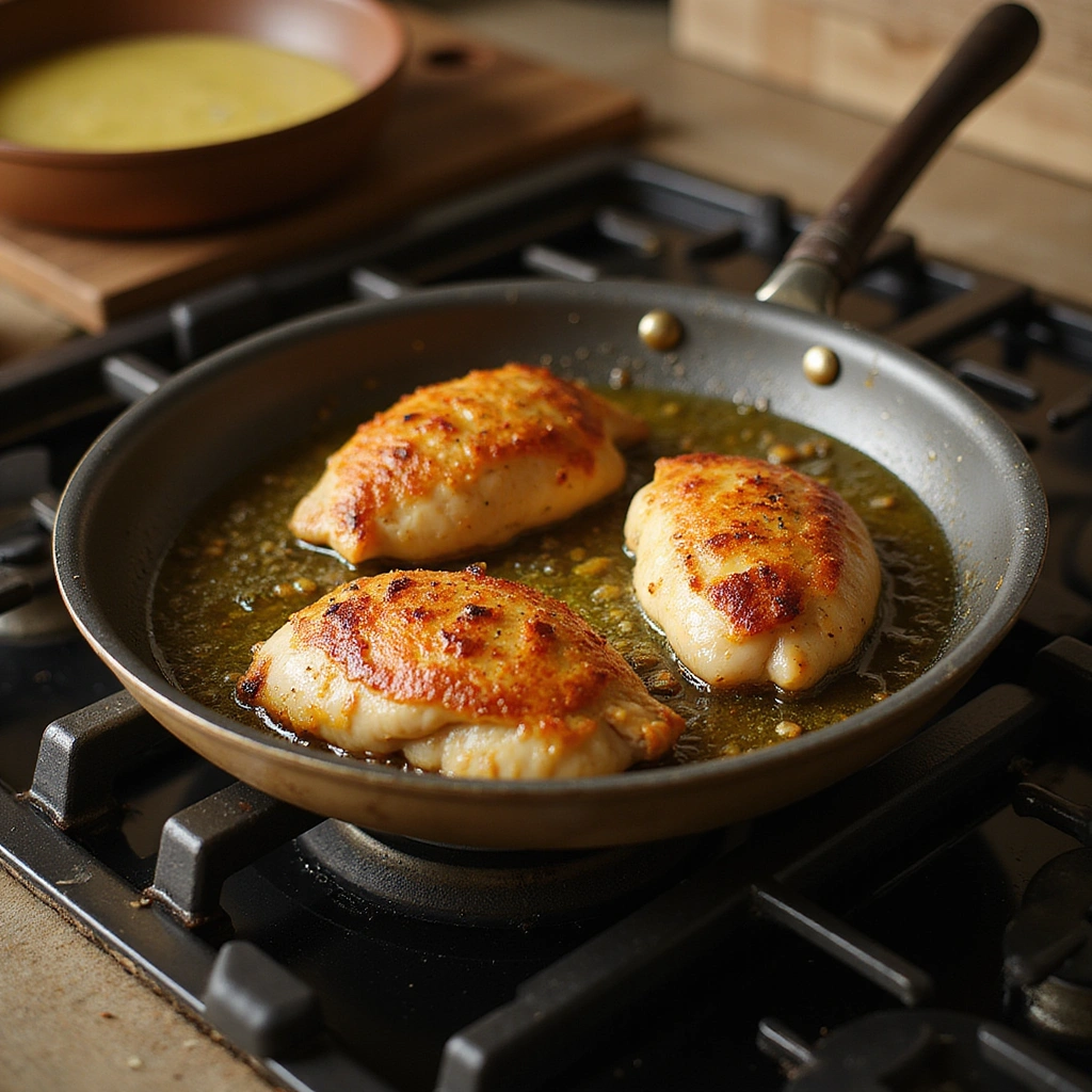 Baked Chicken and Rice Recipes Family Friendly Meal - Step 2: Brown the Chicken