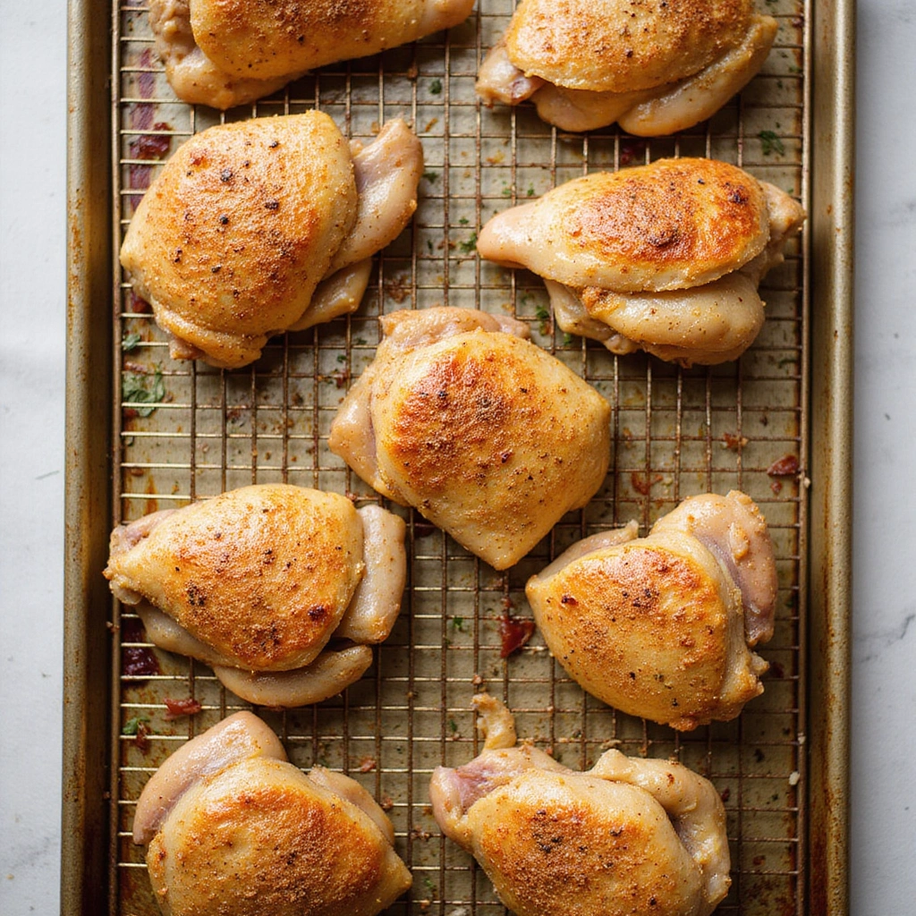 Bone In Chicken Thigh Recipes Oven Roasted Perfection - Step 5: Arrange Chicken on the Rack