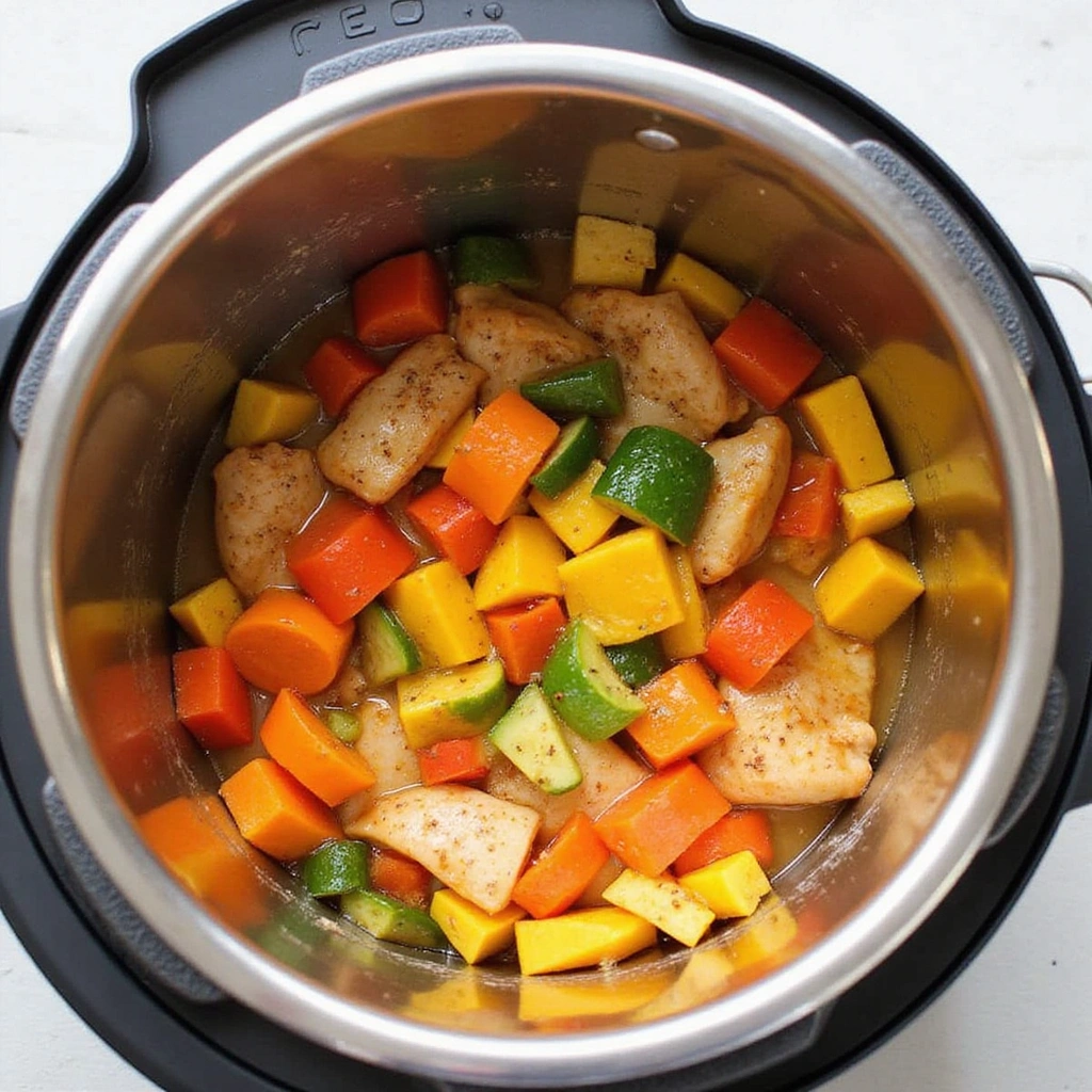 Chicken Breast Recipes Instant Pot Quick and Flavorful - Step 7: Add Vegetables
