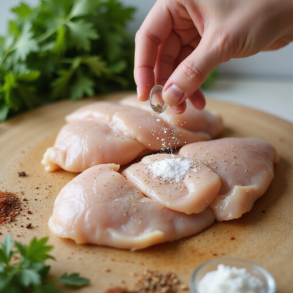 Chicken Breast Slow Cooker Recipes Tender and Easy 2 Chicken Breast Slow Cooker Recipes Tender and Easy - Step 2: Season the Chicken