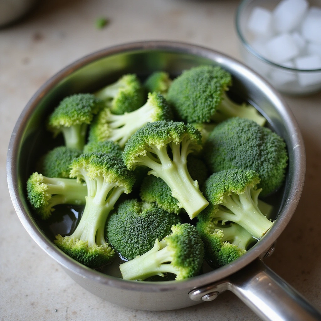 Chicken Broccoli Rice Cheese Casserole Easy Cream of Chicken Recipes - Step 3: Blanch the Broccoli