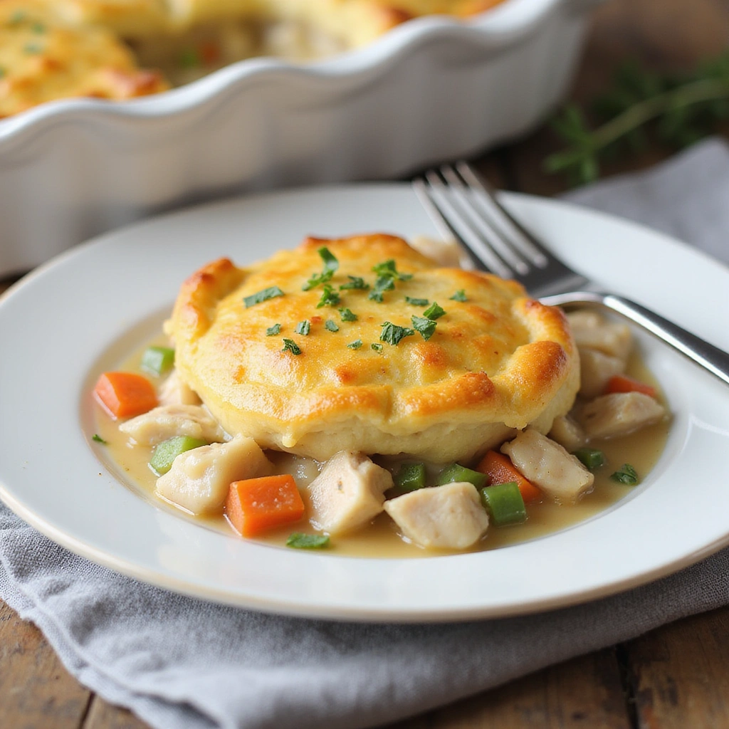 Chicken Pot Pie Crockpot Recipes Creamy and Hearty - Step 11: Serve and Enjoy