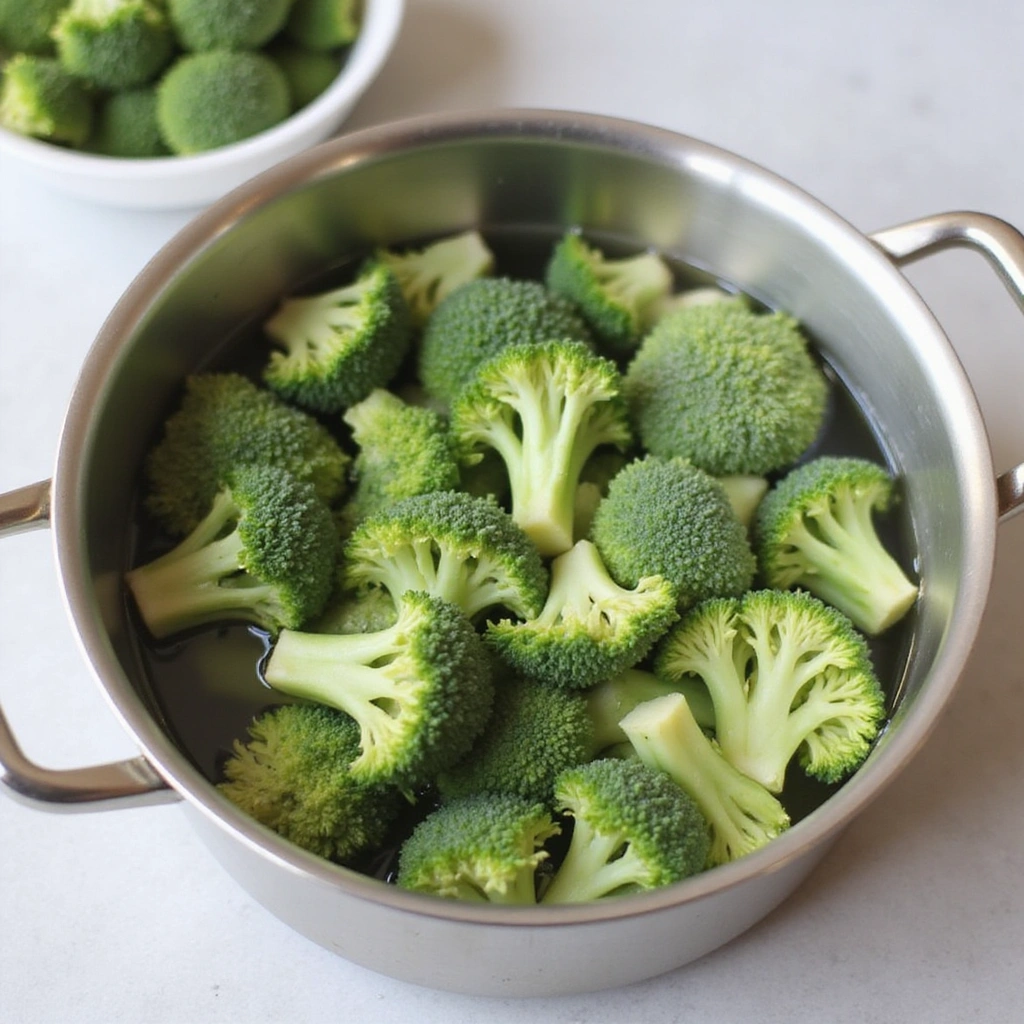Chicken Rice and Broccoli Recipes Cheesy Family Favorite - Step 2: Blanch Broccoli