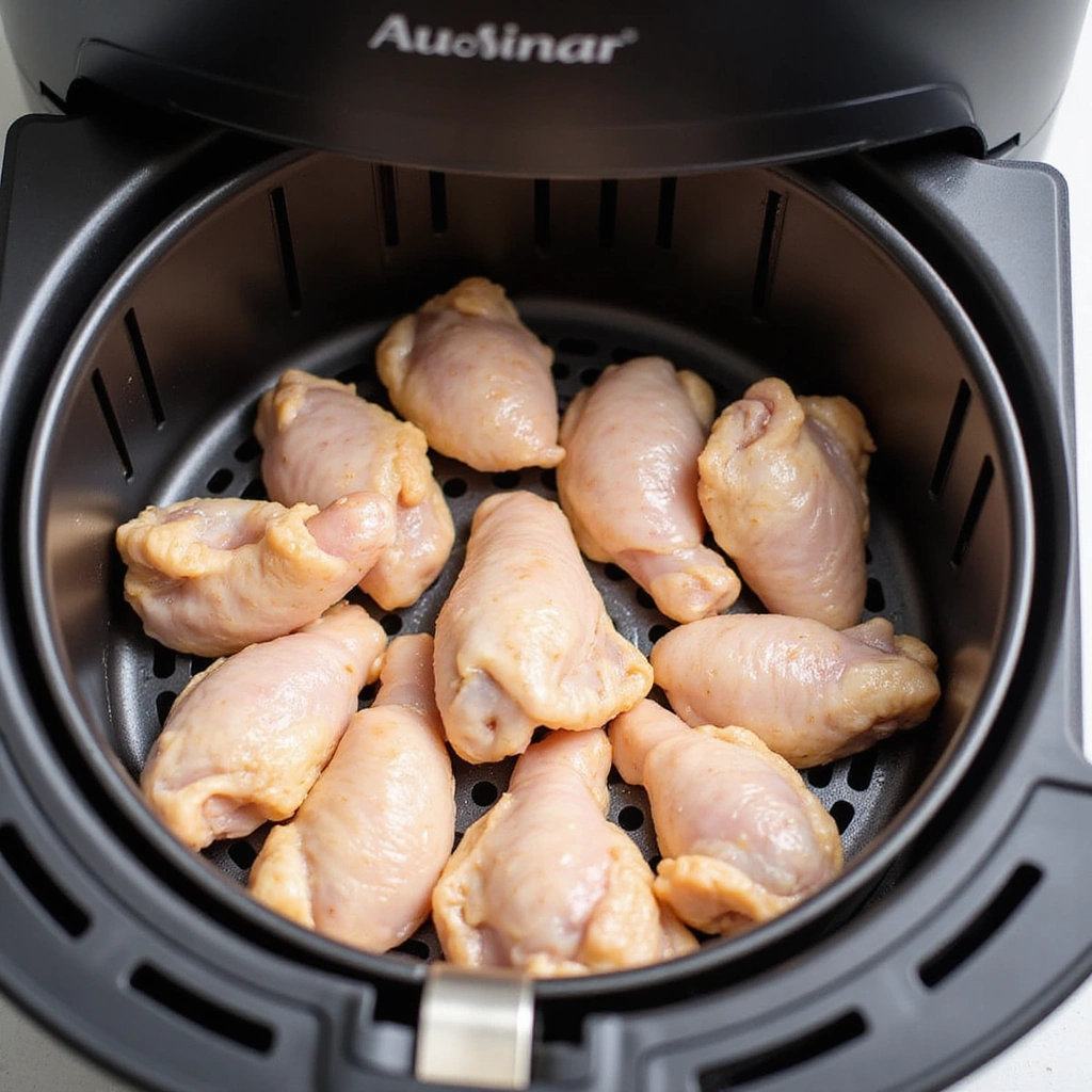 Chicken Wing Recipes Air Fryer Crispy and Flavorful Step 4 Arrange the Wings