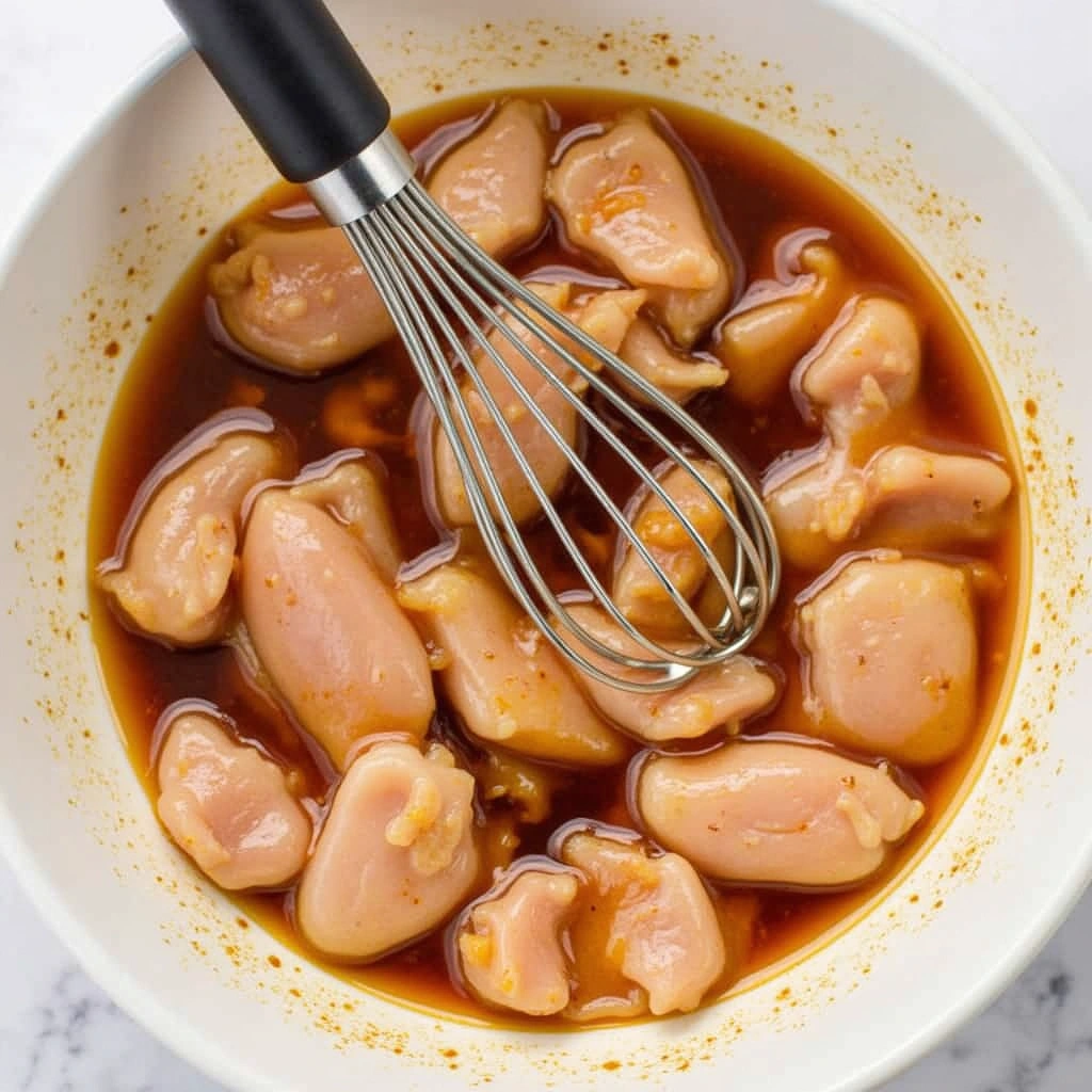 Chicken and Broccoli Recipes Healthy Dinner Favorites - Step 2: Marinate Chicken