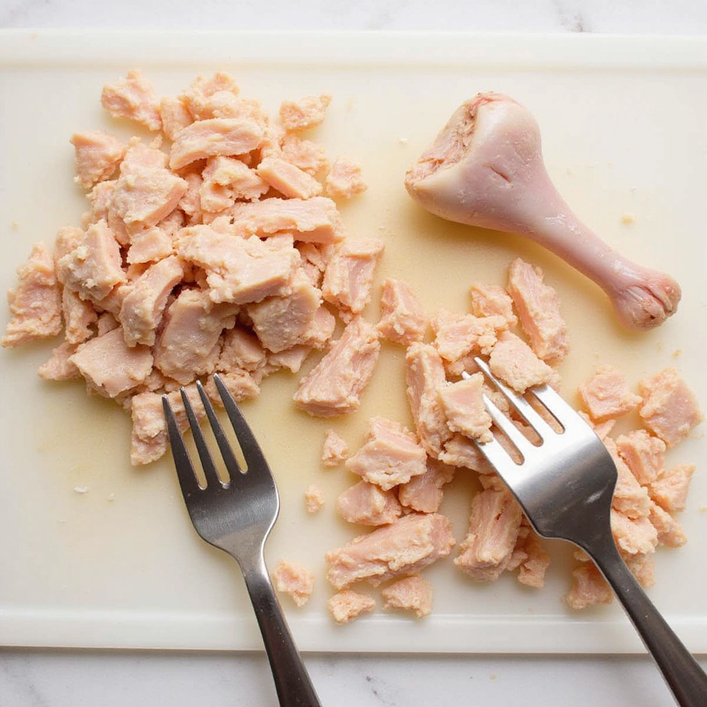 Chicken and Egg Noodle Recipes Classic Comfort Dish 7 Chicken and Egg Noodle Recipes Classic Comfort Dish Step 7 Shred Chicken