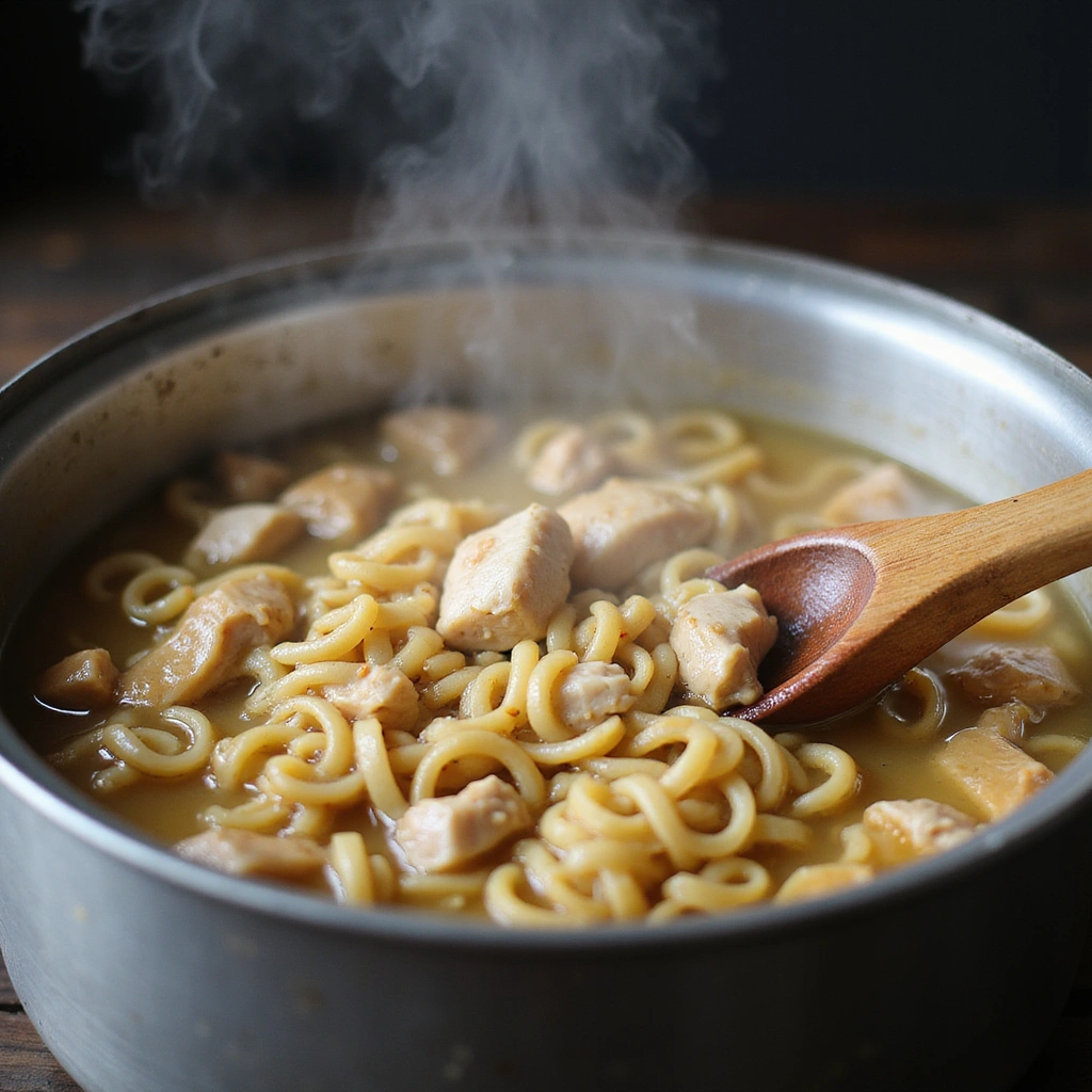 Chicken and Egg Noodle Recipes Classic Comfort Dish 8 Chicken and Egg Noodle Recipes Classic Comfort Dish Step 8 Combine Everything