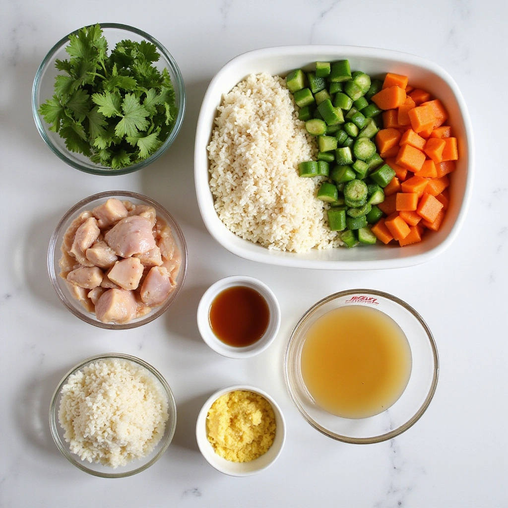 Chicken and Rice Casserole Recipes Baked Creamy and Delicious Step 1 Prepare Ingredients