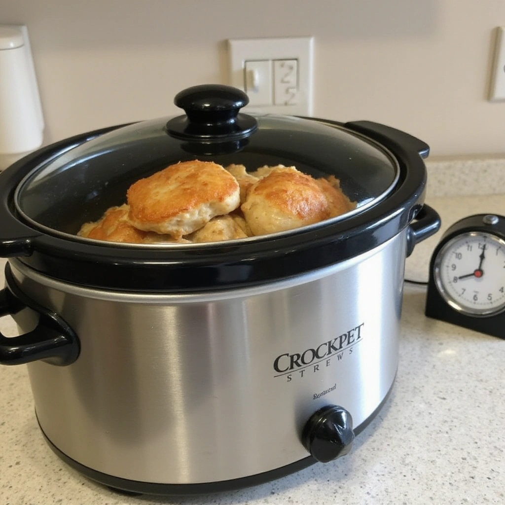 Chicken and Rice Crockpot Recipes Simple Comfort Food - Step 5: Set Cooking Time