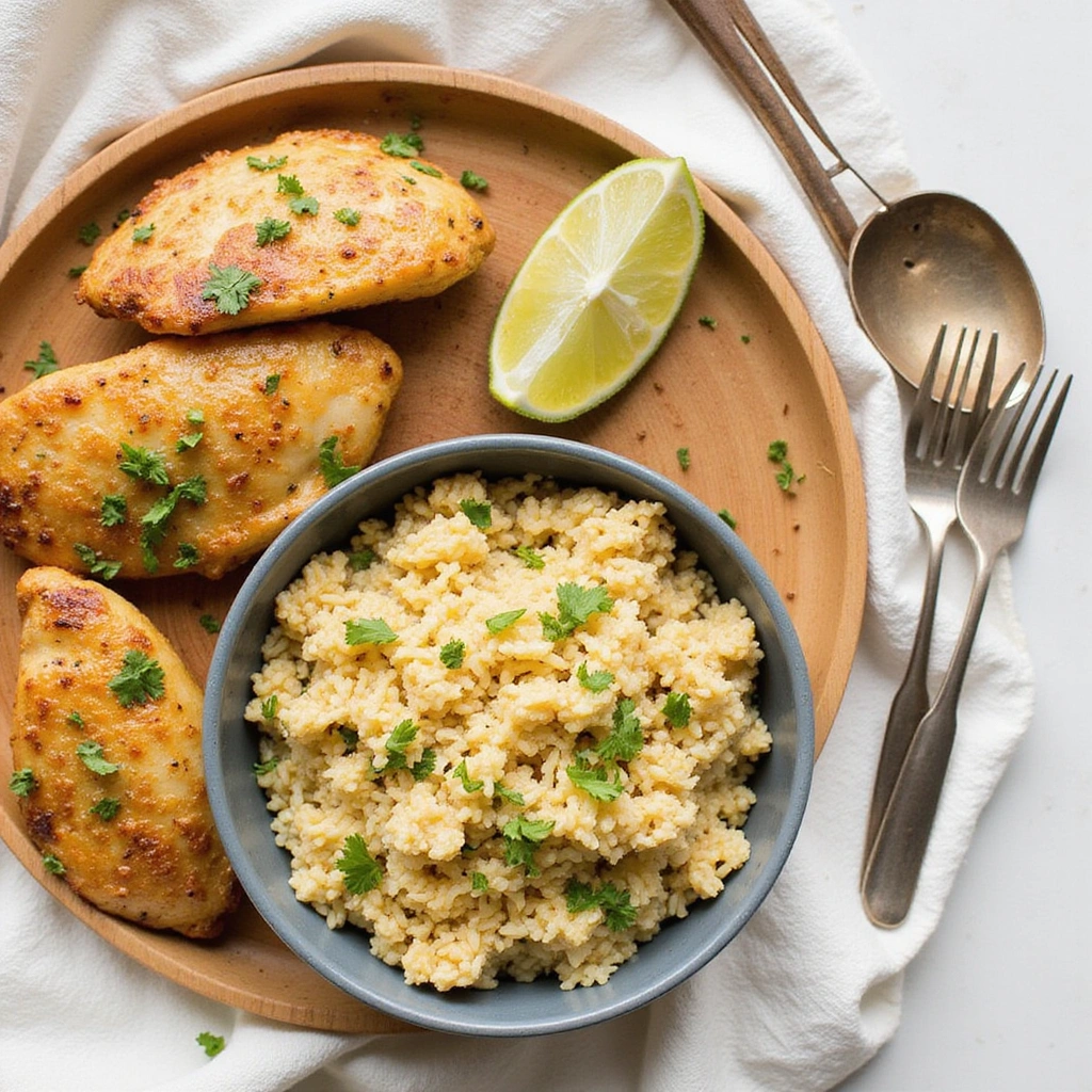 Chicken and Rice Crockpot Recipes Simple Comfort Food - Step 8: Serve and Garnish