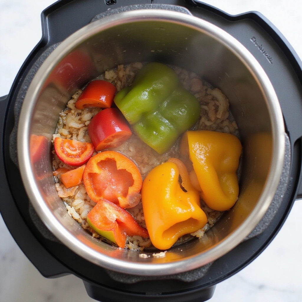Chicken and Rice Instant Pot Recipes Easy Weeknight Meals - Step 2: Sauté Vegetables
