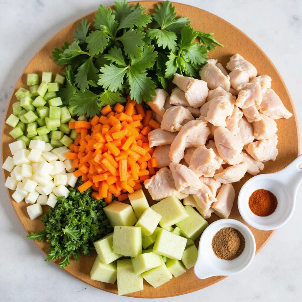 Cream of Chicken Soup Recipes Comforting and Easy Step 1 Prepare Ingredients