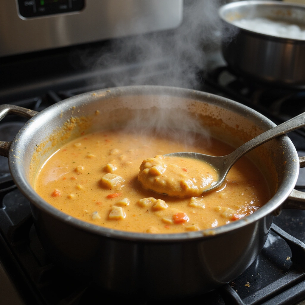 Cream of Chicken Soup Recipes Comforting and Easy Step 6 Simmer the Soup