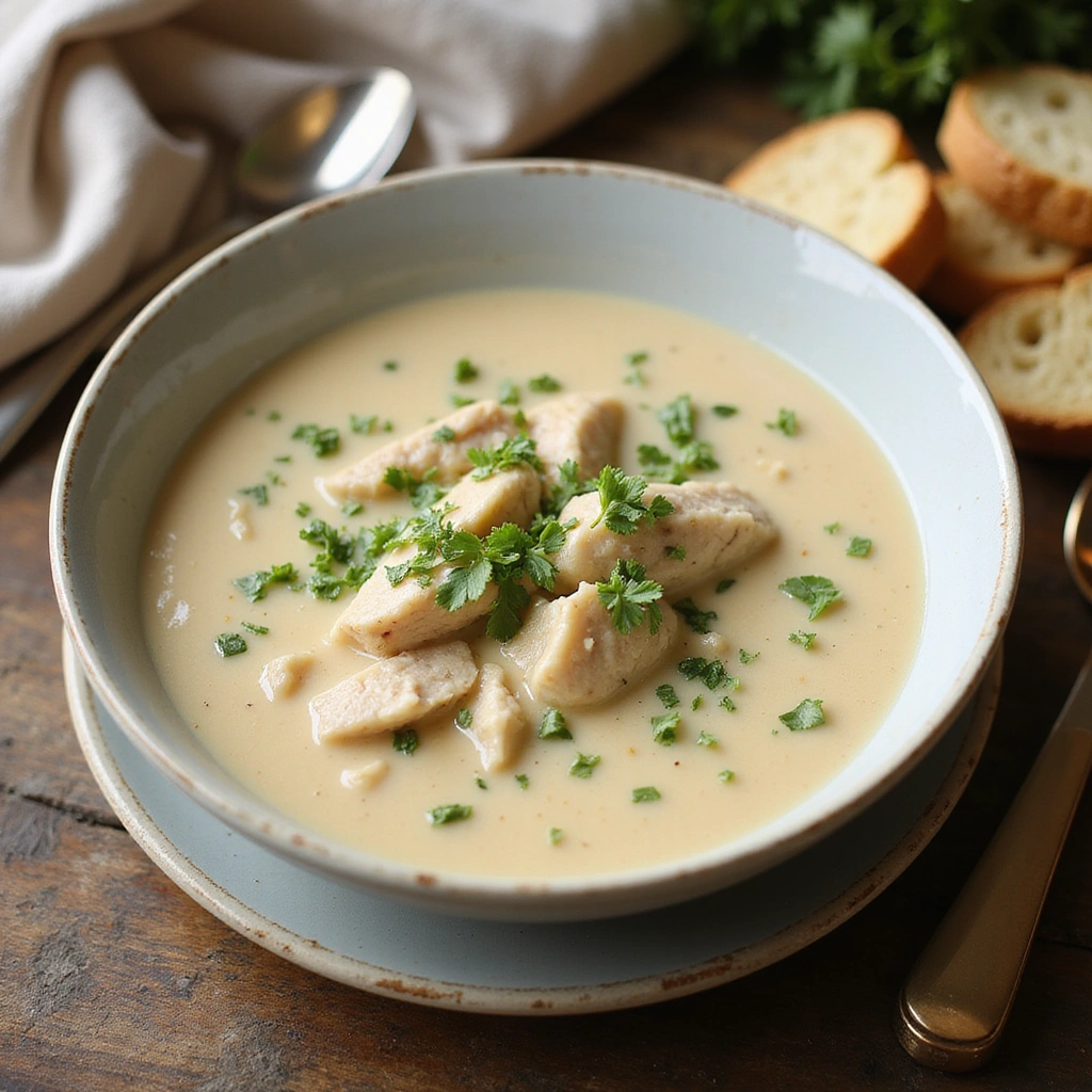 Cream of Chicken Soup Recipes Comforting and Easy Step 7 Serve the Soup