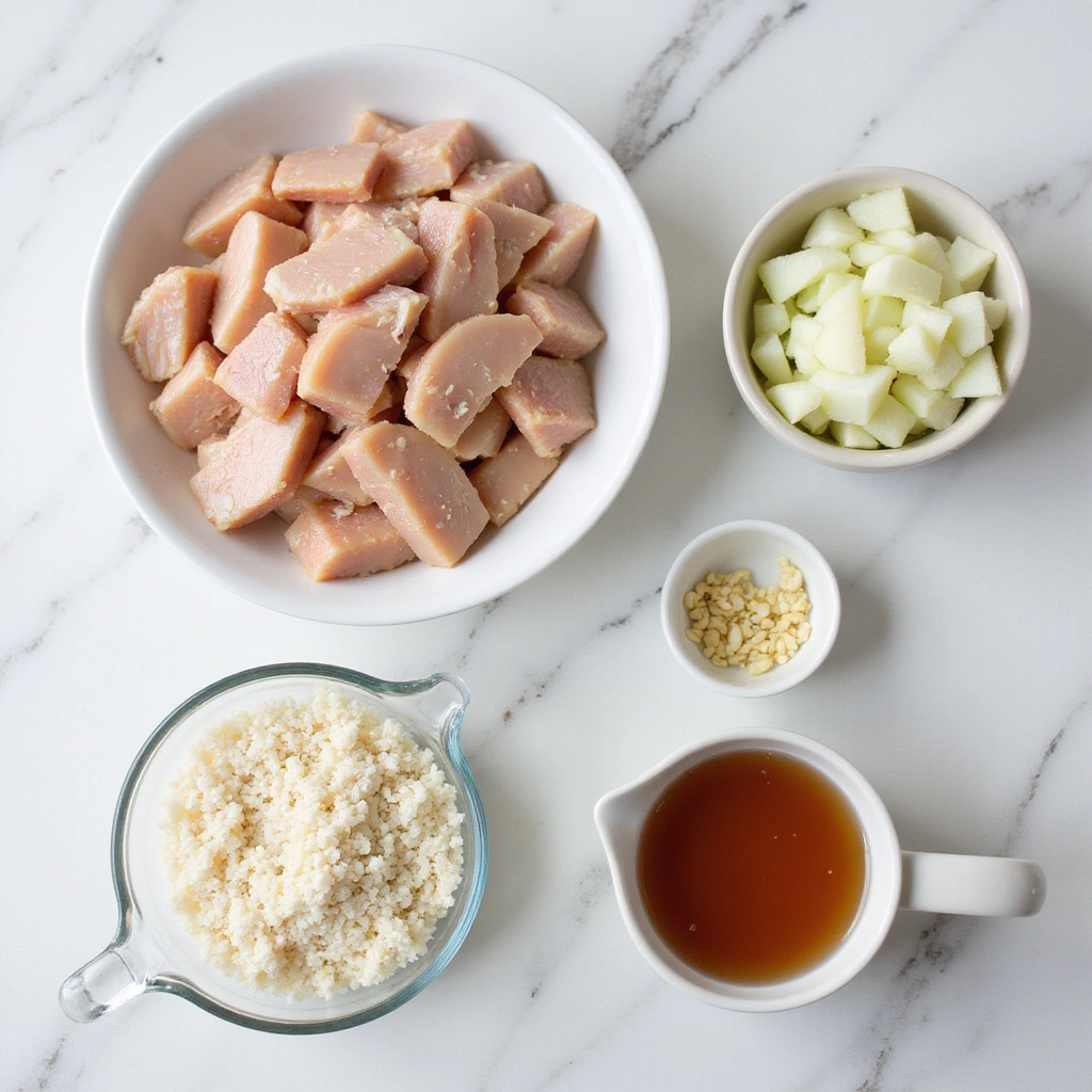 Creamy Chicken and Rice Recipes Easy Weeknight Dinner - Step 1: Prepare Ingredients