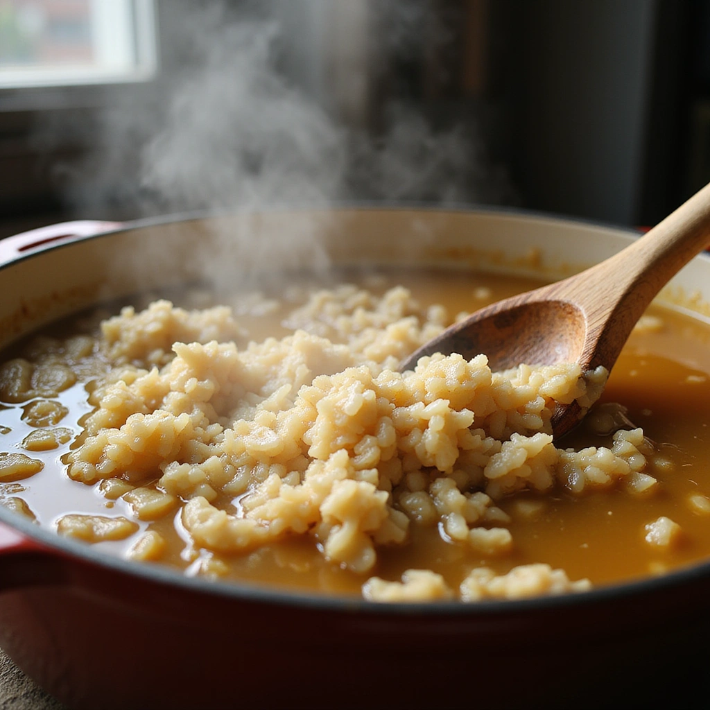 Creamy Chicken and Rice Recipes Easy Weeknight Dinner - Step 4: Add Rice and Broth