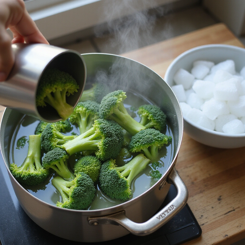 Crockpot Chicken and Broccoli Recipes Comforting Weeknight Meal - Step 2: Blanch the Broccoli