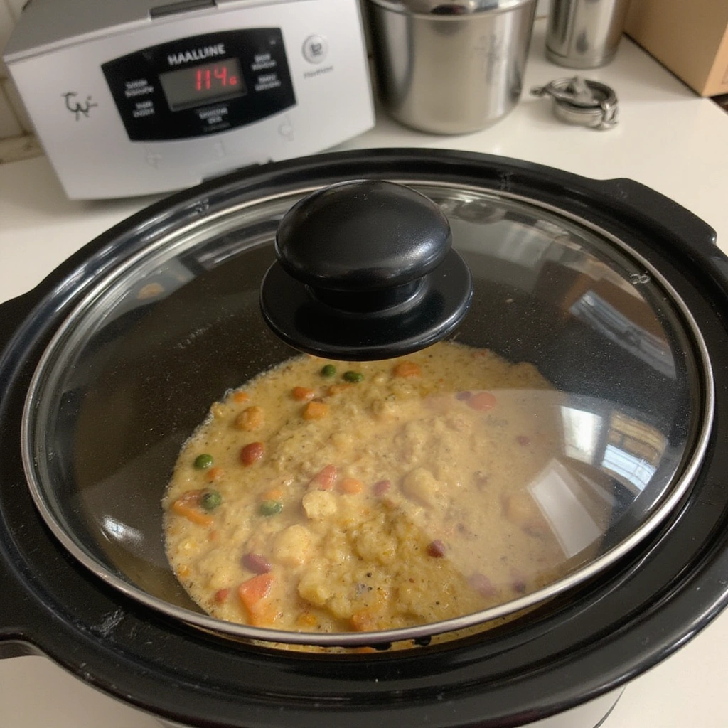 Crockpot Chicken and Broccoli Recipes Comforting Weeknight Meal - Step 6: Set the Crockpot