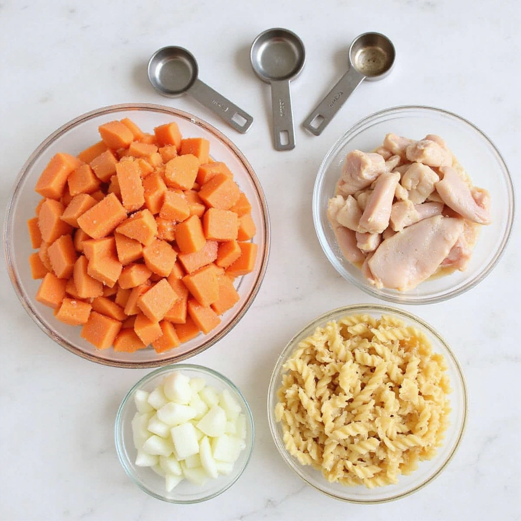 Crockpot Chicken and Noodles Recipes Creamy Comfort Food 1 Crockpot Chicken and Noodles Recipes Creamy Comfort Food Step 1 Prepare Ingredients