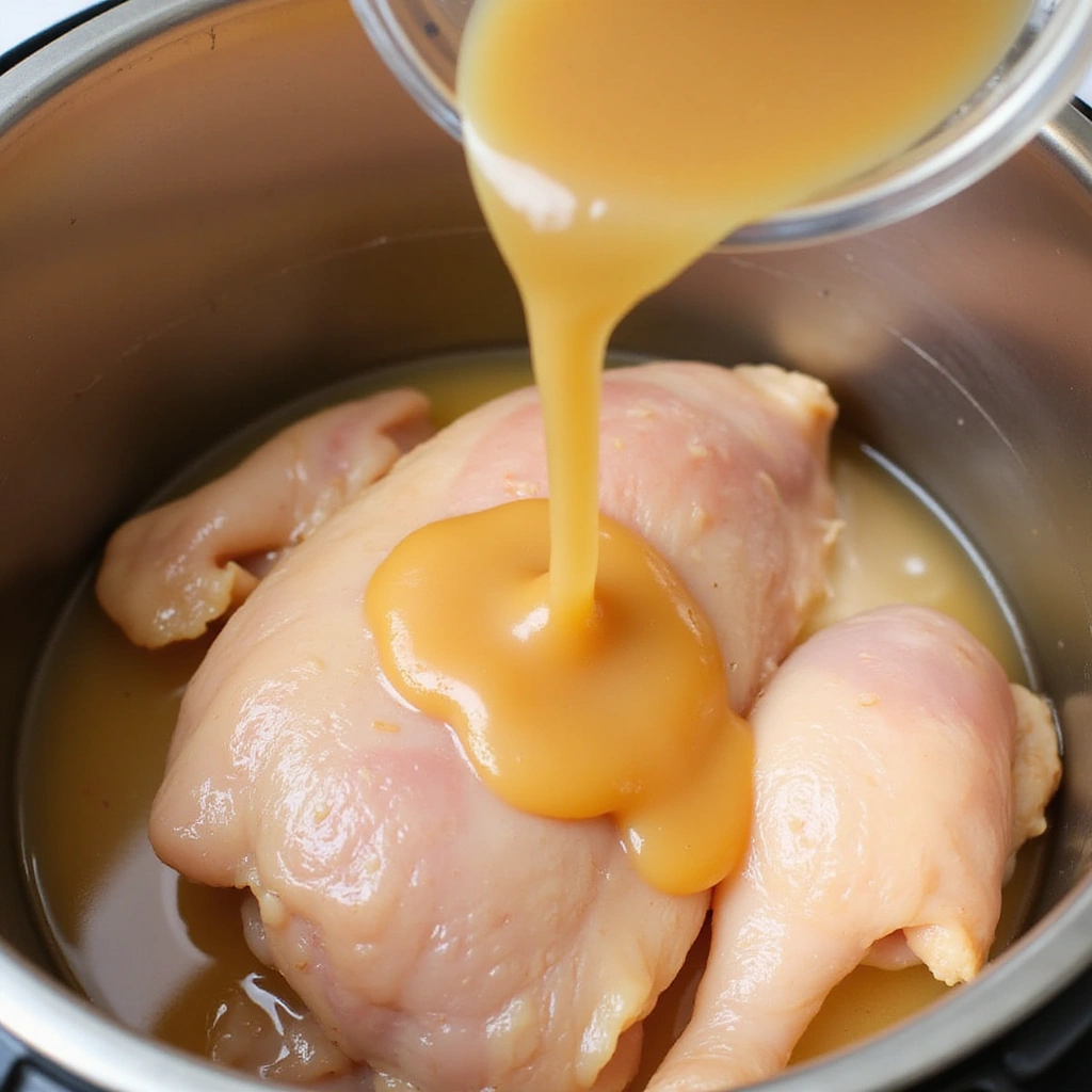 Frozen Chicken Instant Pot Recipes Quick and Easy 3 Frozen Chicken Instant Pot Recipes Quick and Easy Step 3 Pour in Chicken Broth