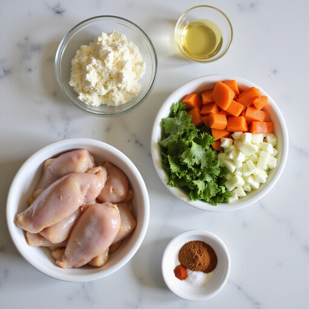 Healthy Chicken and Rice Recipes Clean Eating Ideas - Step 1: Prepare Ingredients