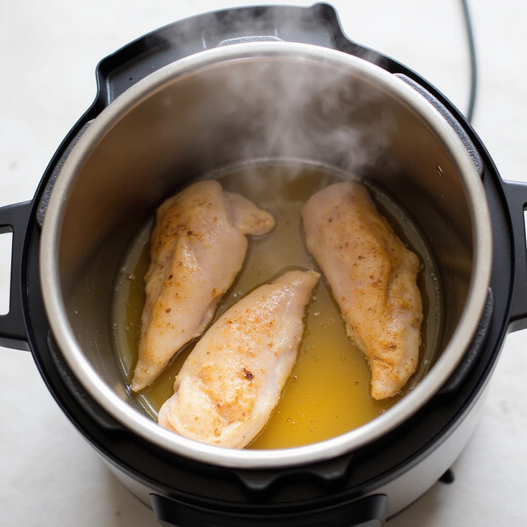 Instant Pot Chicken Breast Recipes Fast and Easy 3 Instant Pot Chicken Breast Recipes Fast and Easy Step 3 Saut the Chicken