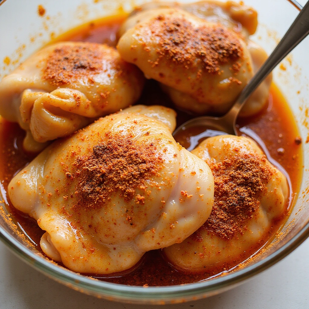 Instant Pot Chicken Thigh Recipes Quick and Juicy Step 2 Marinade the Chicken