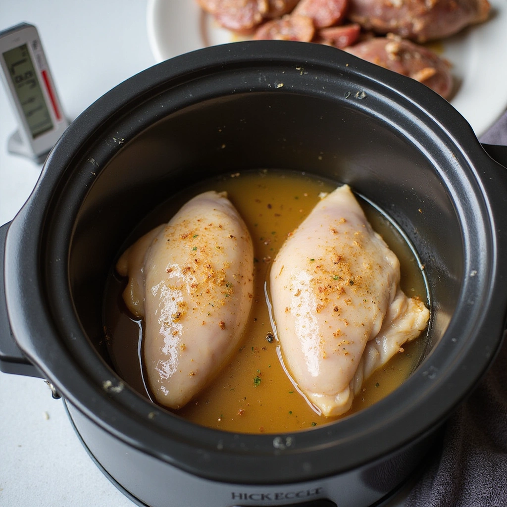 Shredded Chicken and Rice Recipes Simple and Tasty - Step 2: Cook Chicken