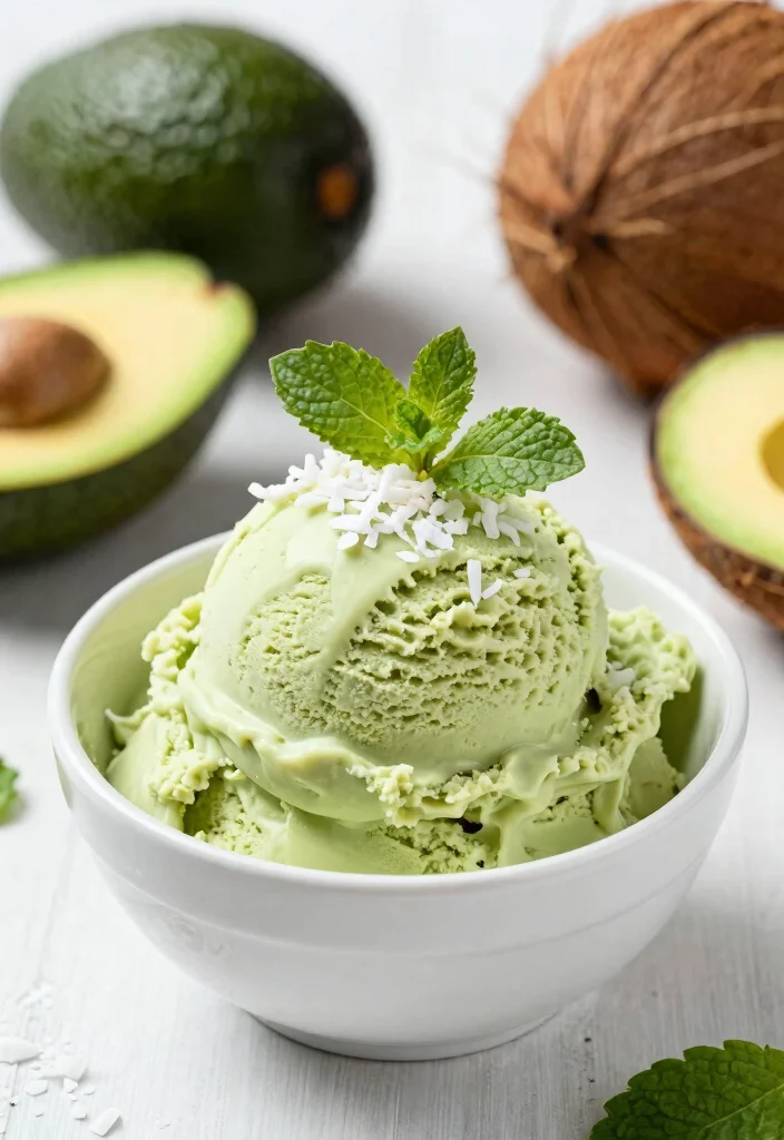 10 Avocado Dessert Recipes for Creamy Guilt-Free Treats 78 10 Avocado Dessert Recipes for Creamy Guilt Free Treats 8. Avocado Coconut Ice Cream 0