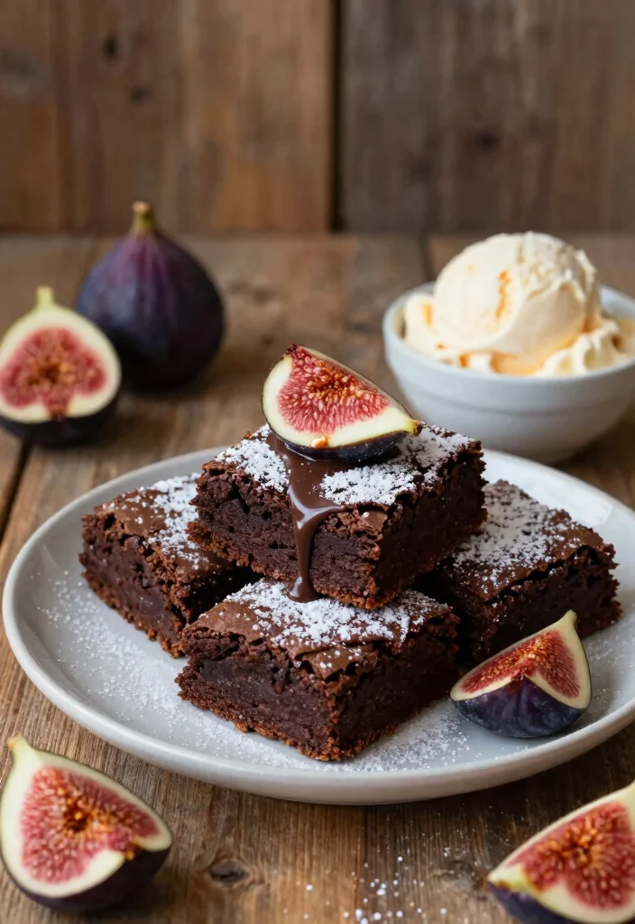 10 Fig Dessert Recipes for Elegant Naturally Sweet Bakes - 2. Vegan Fig Brownies 1