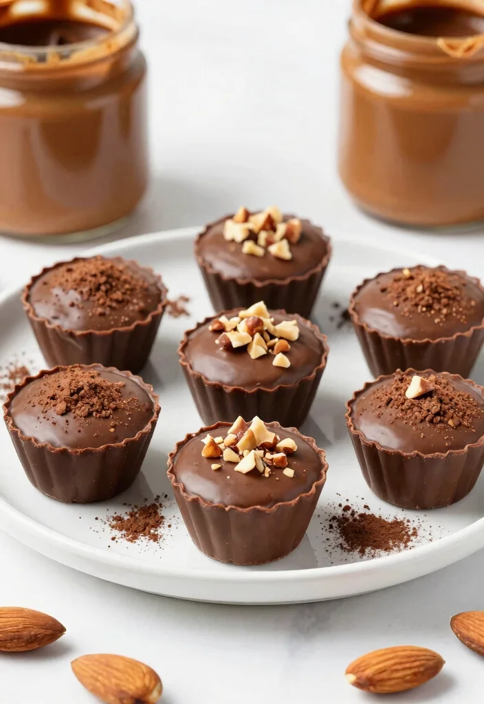 10 Healthy Chocolate Recipes for Smarter Sweet Treats 45 10 Healthy Chocolate Recipes for Smarter Sweet Treats - 5. Raw Chocolate Almond Butter Cups 1