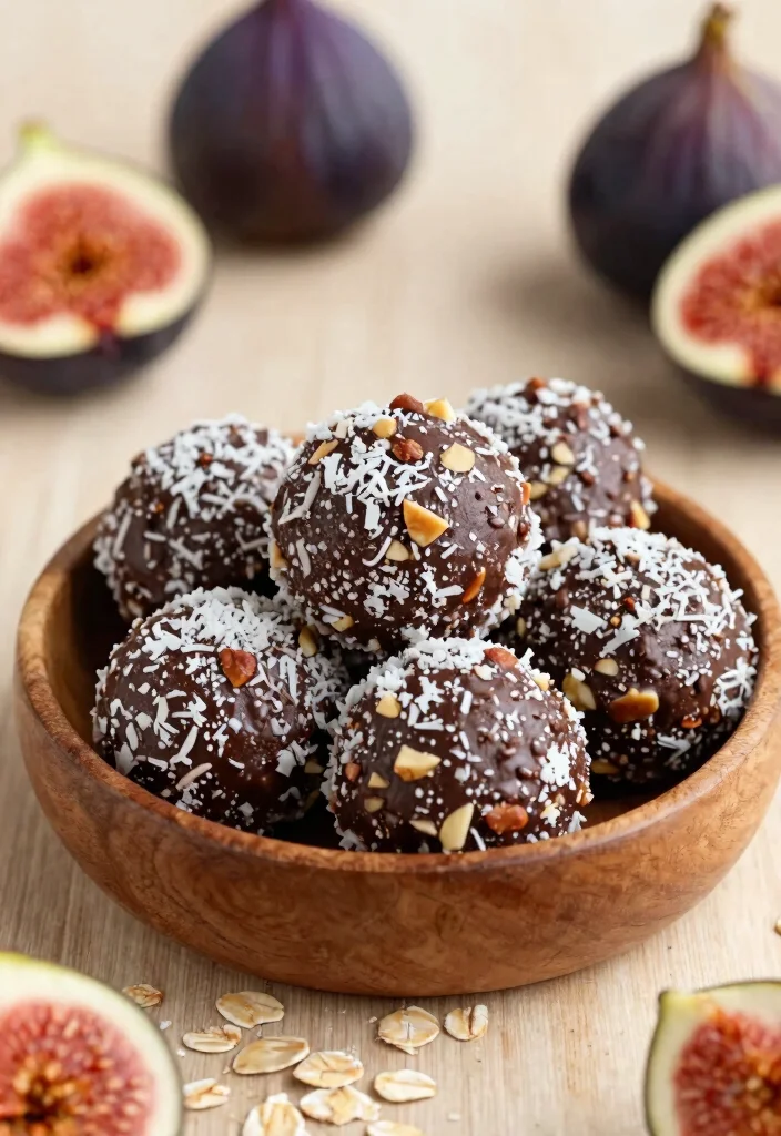 10 Healthy Chocolate Recipes for Smarter Sweet Treats 67 10 Healthy Chocolate Recipes for Smarter Sweet Treats - 7. Dark Chocolate Fig Energy Bites 1