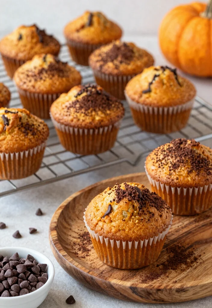 10 Healthy Chocolate Recipes for Smarter Sweet Treats 89 10 Healthy Chocolate Recipes for Smarter Sweet Treats - 9. Spiced Chocolate Pumpkin Muffins 1