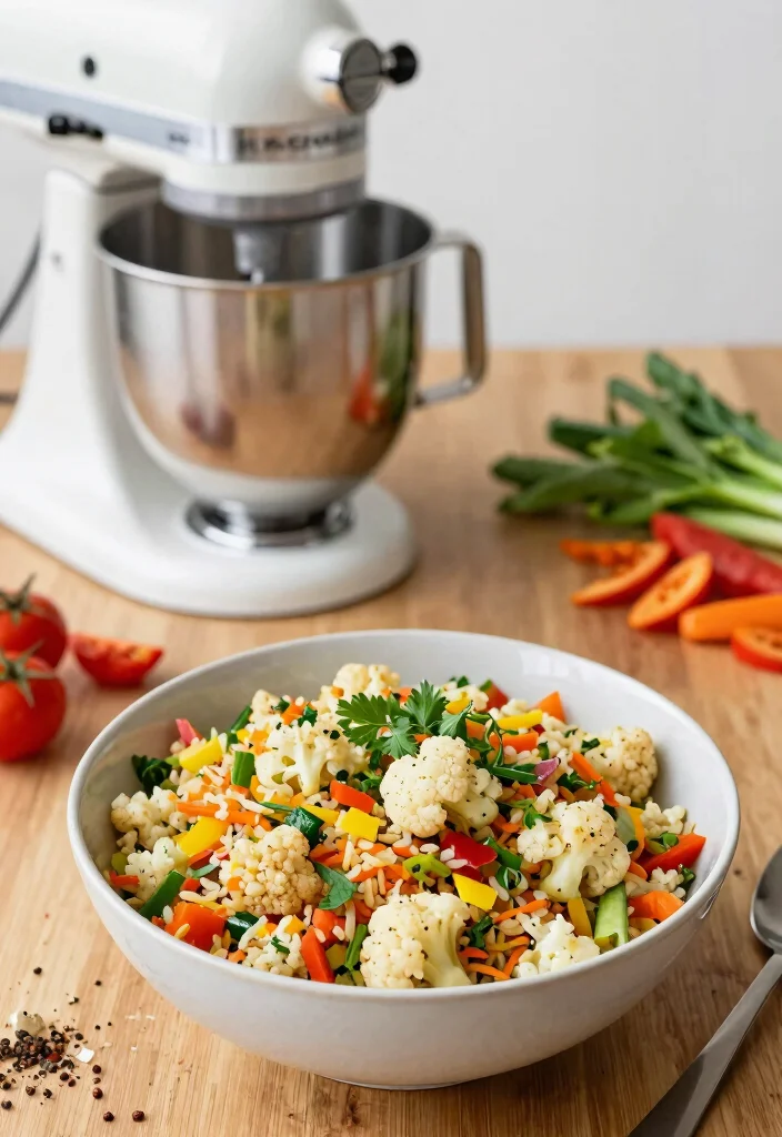10 Healthy KitchenAid Mixer Recipes for Easy Prep Meals 67 10 Healthy KitchenAid Mixer Recipes for Easy Prep Meals - 7. Cauliflower Rice Stir Fry 1