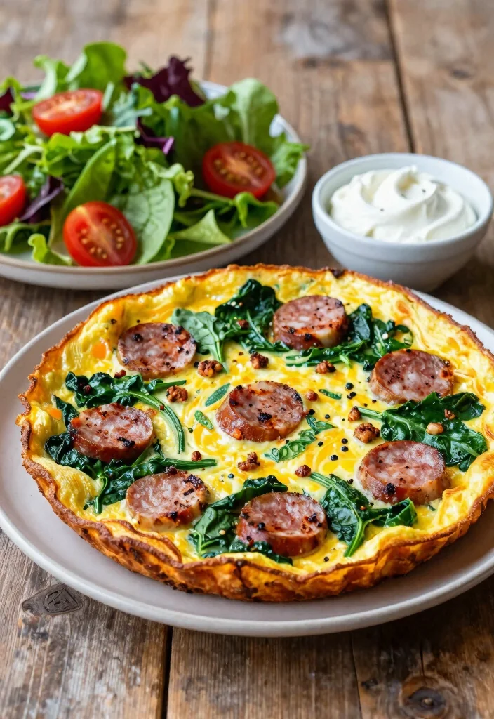 10 Italian Sausage Keto Recipes for Bold Low Carb Flavor 56 10 Italian Sausage Keto Recipes for Bold Low Carb Flavor 6. Italian Sausage and Spinach Frittata 0