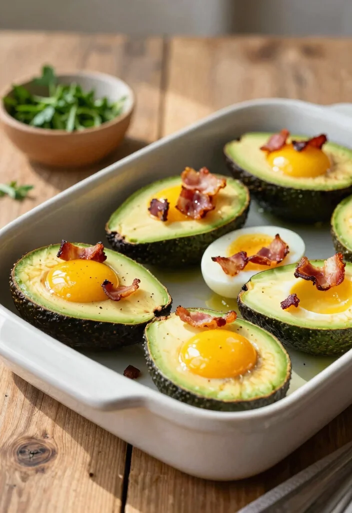 10 Keto Brunch Recipes for Low Carb Weekend Meals 23 10 Keto Brunch Recipes for Low Carb Weekend Meals 3. Avocado and Bacon Egg Cups 0