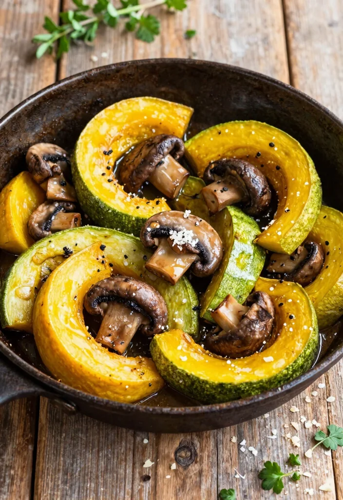 10 Keto Squash Recipes for Simple Savory Sides 8. Savory Squash and Mushroom Medley 0