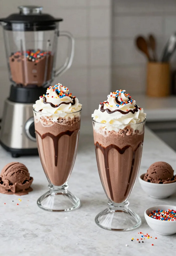 10 Milk Dessert Recipes for Simple Creamy Sweets 2. Chocolate Milkshake Delight 0