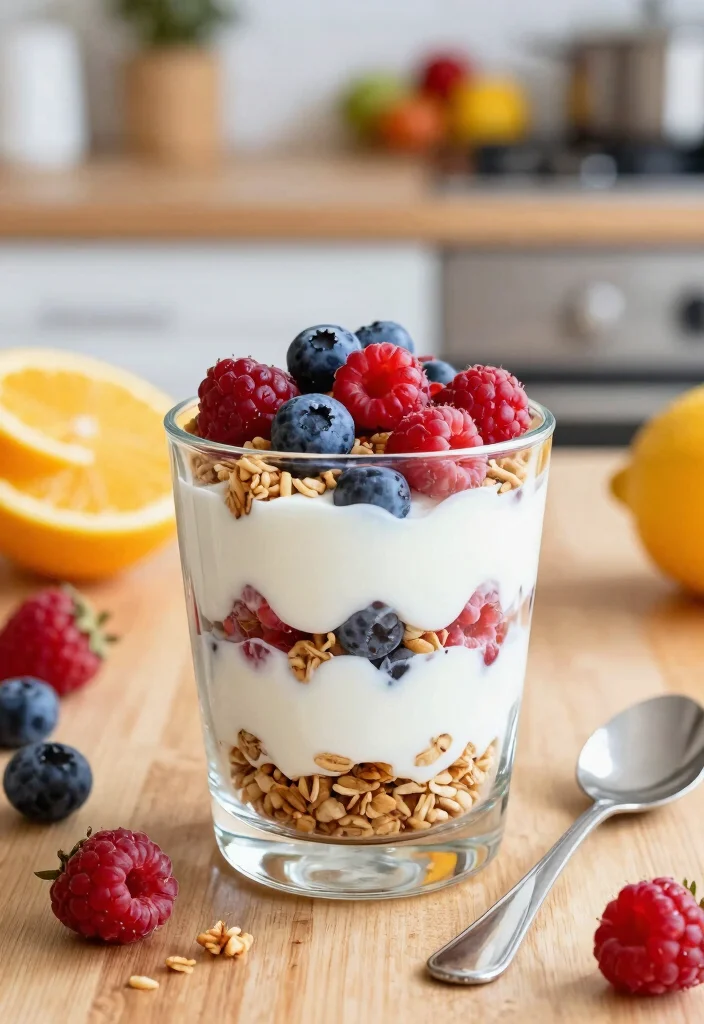 10 Milk Dessert Recipes for Simple Creamy Sweets 3. Healthy Yogurt Parfait 0