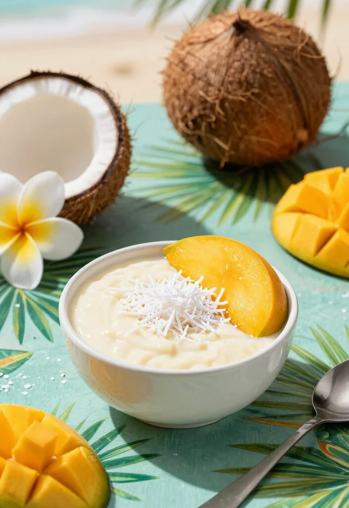 10 Milk Dessert Recipes for Simple Creamy Sweets 4. Creamy Coconut Pudding 0