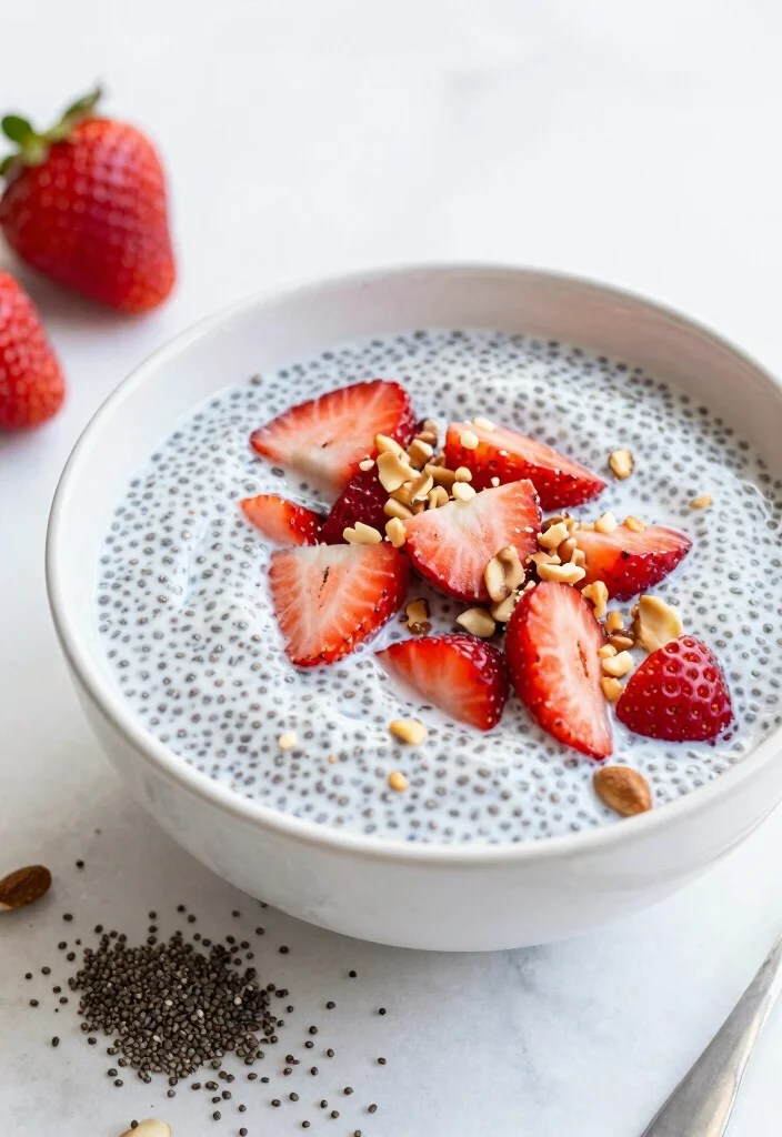 10 Single Serving Dessert Recipes for Easy Sweet Fixes 10. Strawberry Chia Seed Pudding 0