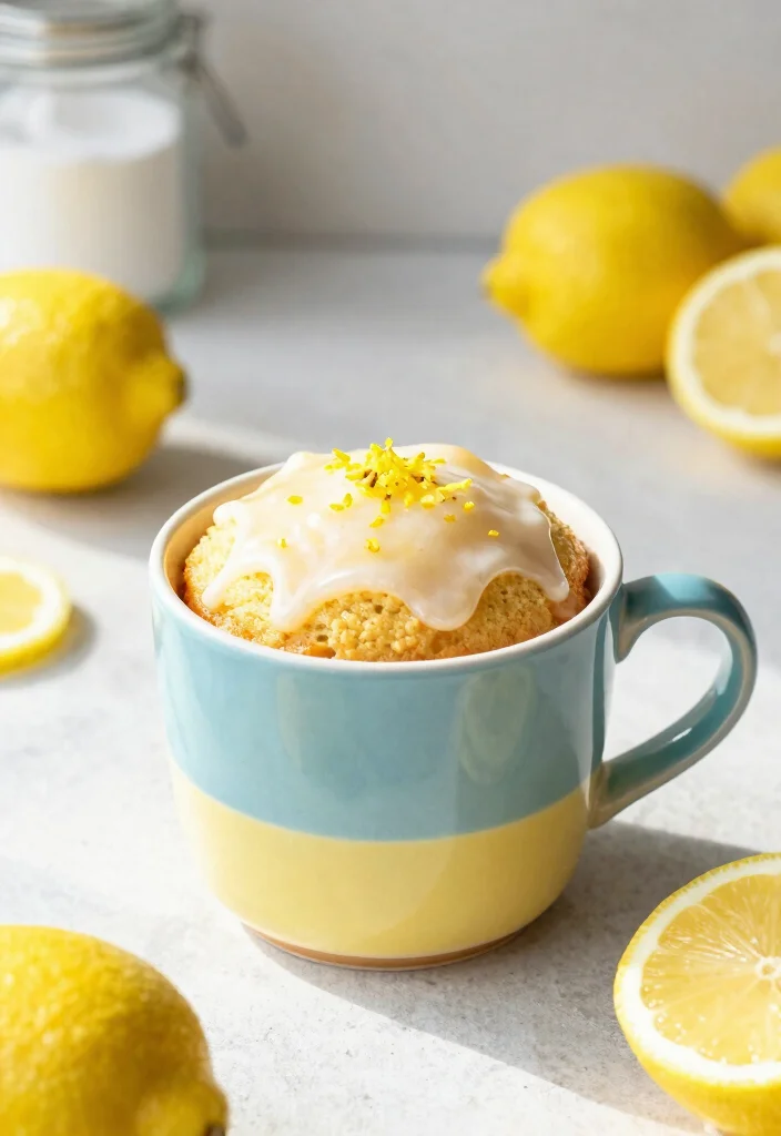 10 Single Serving Dessert Recipes for Easy Sweet Fixes 7. Lemon Mug Cake 0