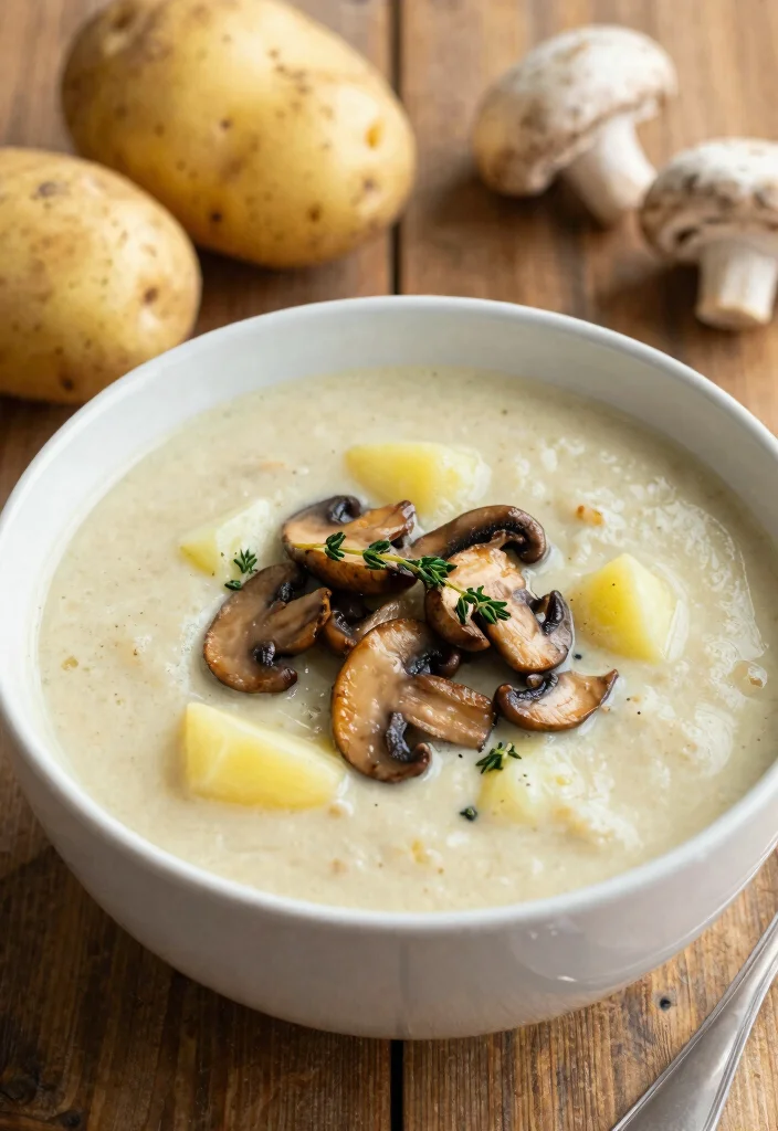 10 Vegan Potato Soup Recipes for Cozy Creamy Bowls 10. Vegan Potato Mushroom Soup 0