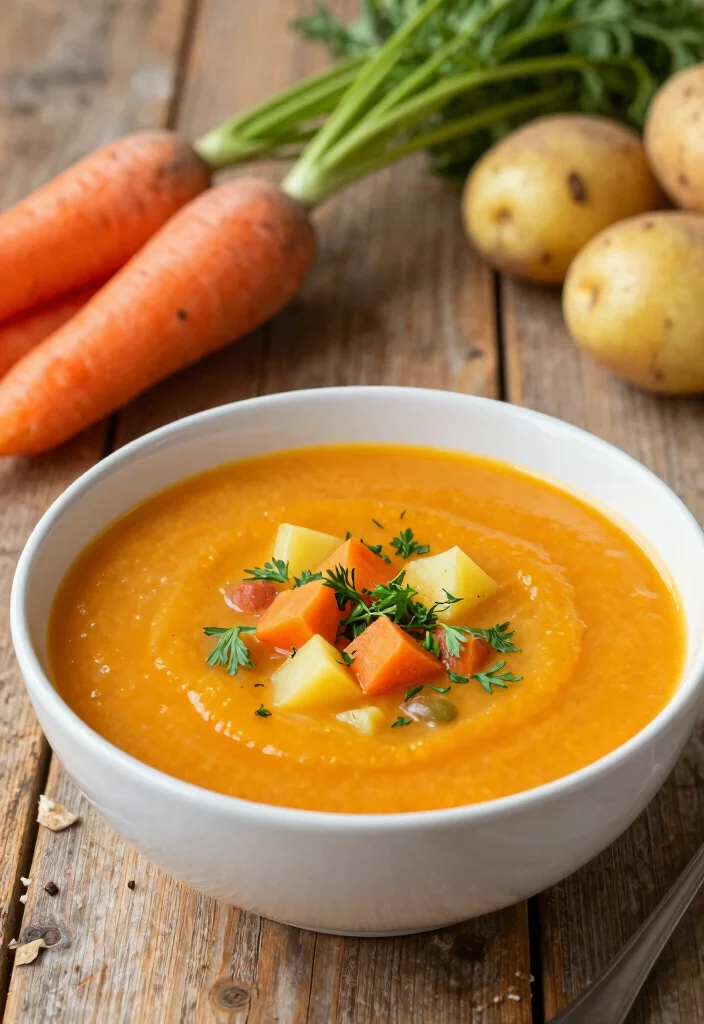 10 Vegan Potato Soup Recipes for Cozy Creamy Bowls 5. Vegan Potato and Carrot Soup 0