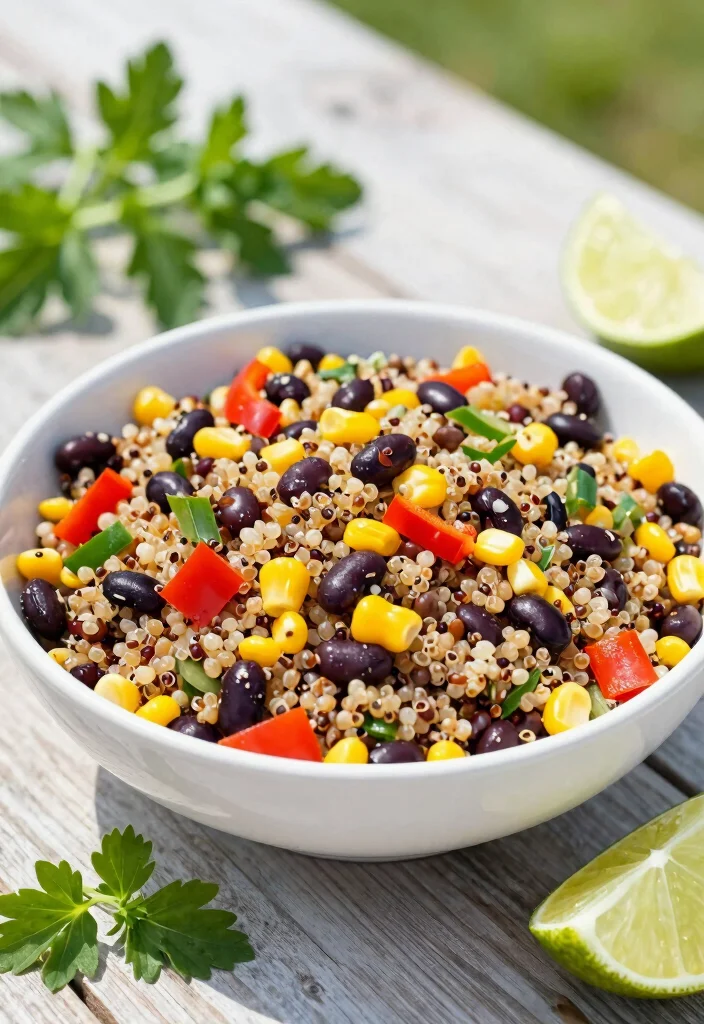10 Vegan Recipe Videos for Easy Step by Step Cooking 5. Quinoa Salad with Black Beans and Corn 0