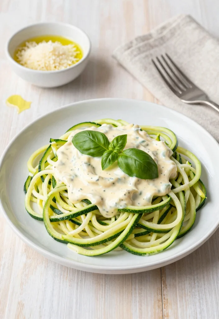 12 Alfredo Dinner Recipes for Creamy Comfort Nights 3. Zucchini Noodles with Creamy Alfredo Sauce 0
