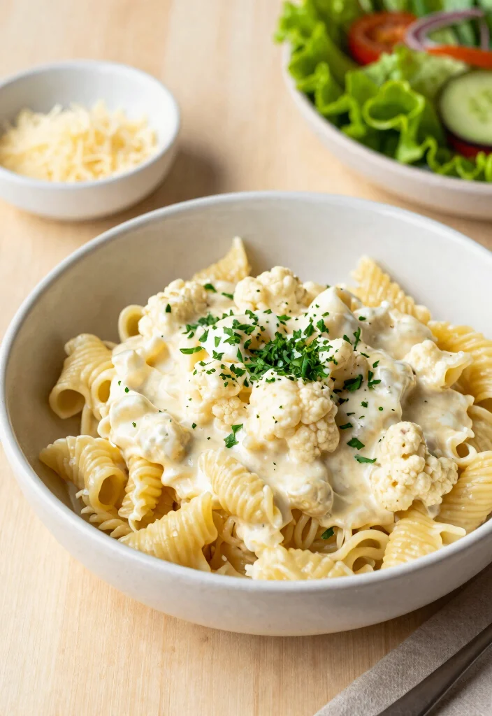 12 Alfredo Dinner Recipes for Creamy Comfort Nights 6. Cauliflower Alfredo Pasta 0