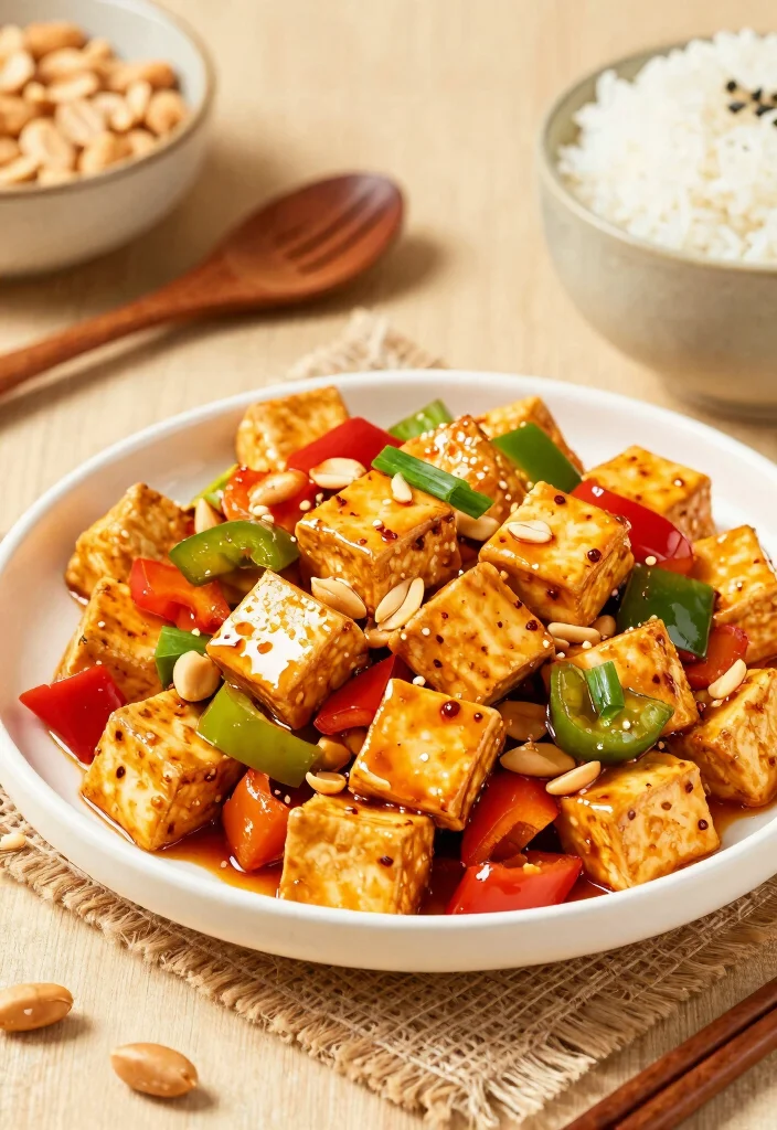 12 Chinese Dinner Recipes for Easy Takeout Style Meals 45 12 Chinese Dinner Recipes for Easy Takeout Style Meals 5. Spicy Kung Pao Tofu 0
