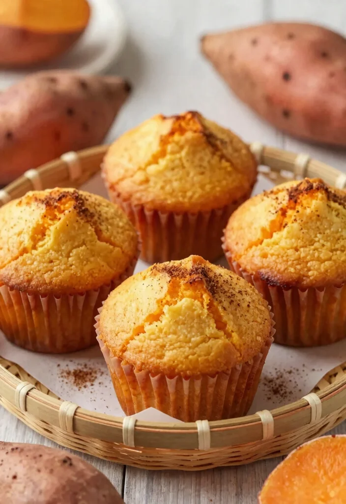 12 Cinnamon Dessert Recipes for Warm Sweet Comfort Treats 45 12 Cinnamon Dessert Recipes for Warm Sweet Comfort Treats 5. Cinnamon Sweet Potato Muffins 0